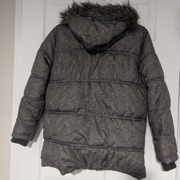 Old Navy winter coat, youth boys size M 10/12 Sherpa lined - Picture 2 of 5